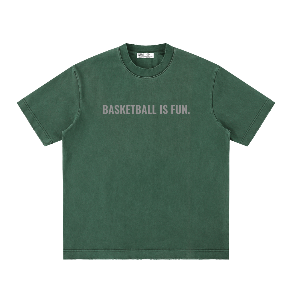 Heavyweight Vintage Washed Frayed T-Shirt