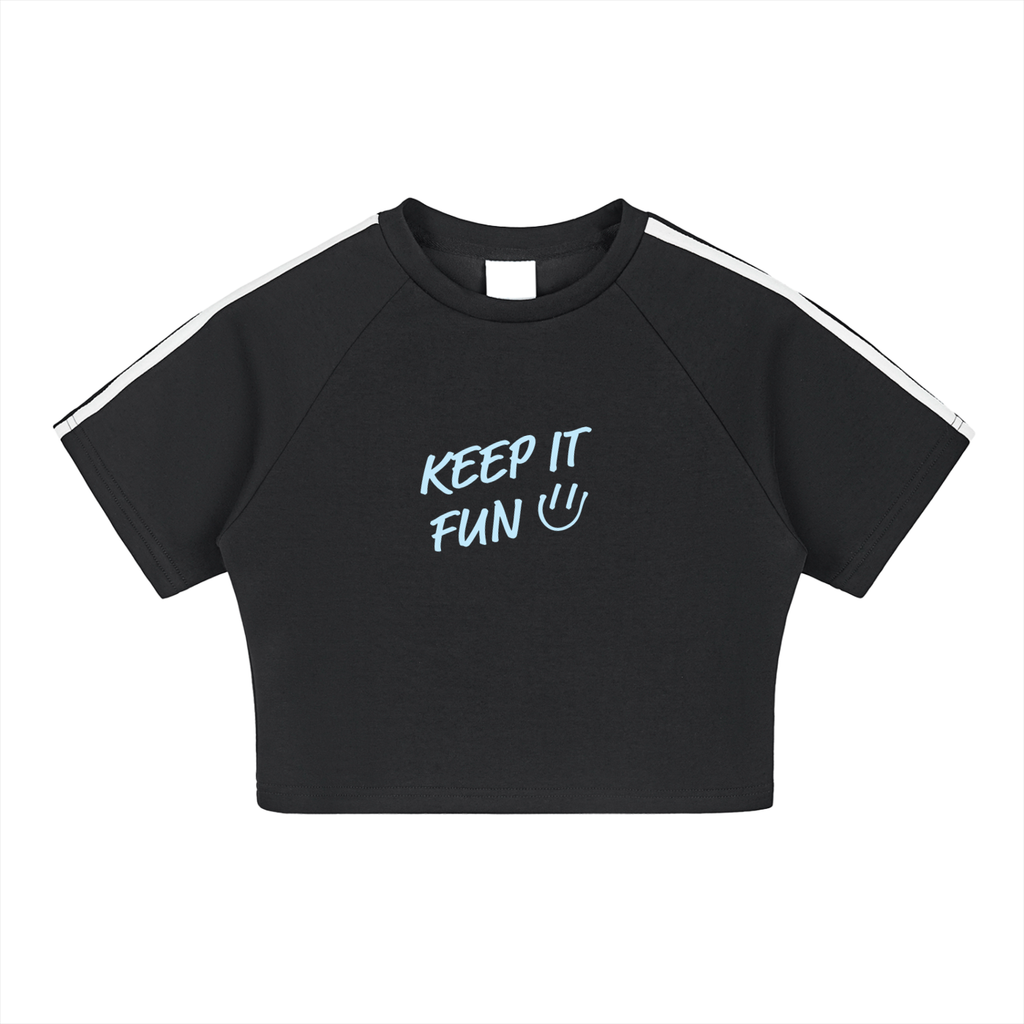 Taped Cooling Performance Crop Top