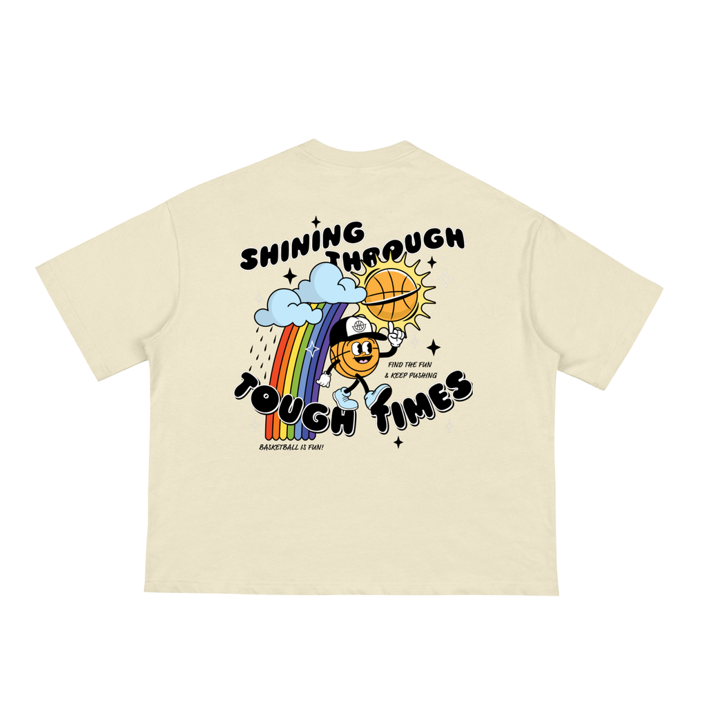 SHINING THROUGH TOUGH TIMES Classic Loose Boxy Tee