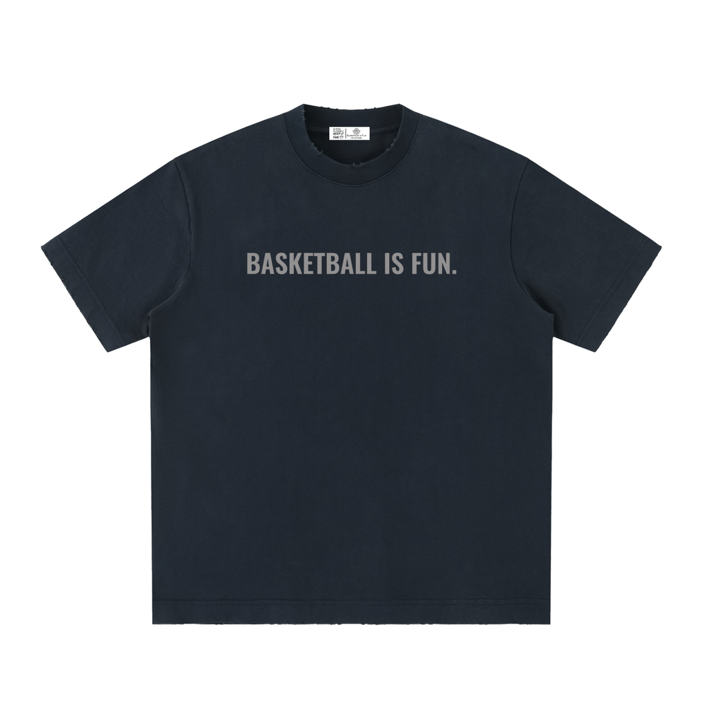 Heavyweight Vintage Washed Frayed T-Shirt