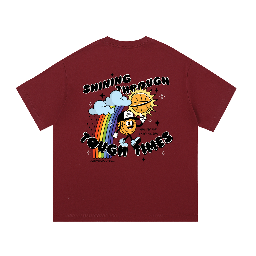 SHINING THROUGH THE TOUGH TIMES Essential Cotton T-Shirt