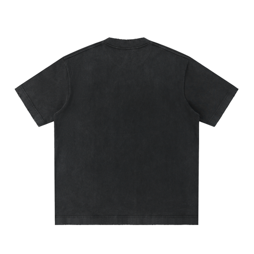 Basketball is Fun Heavyweight Vintage Washed Frayed T-Shirt