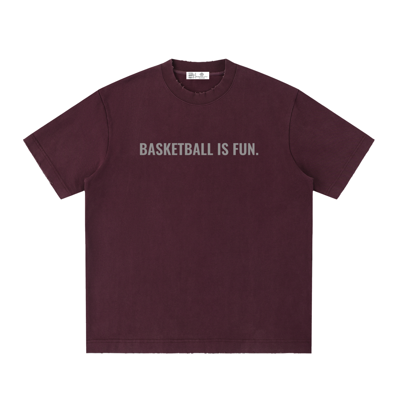Heavyweight Vintage Washed Frayed T-Shirt