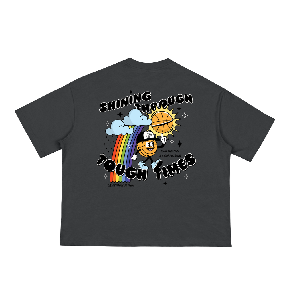 SHINING THROUGH TOUGH TIMES Classic Loose Boxy Tee