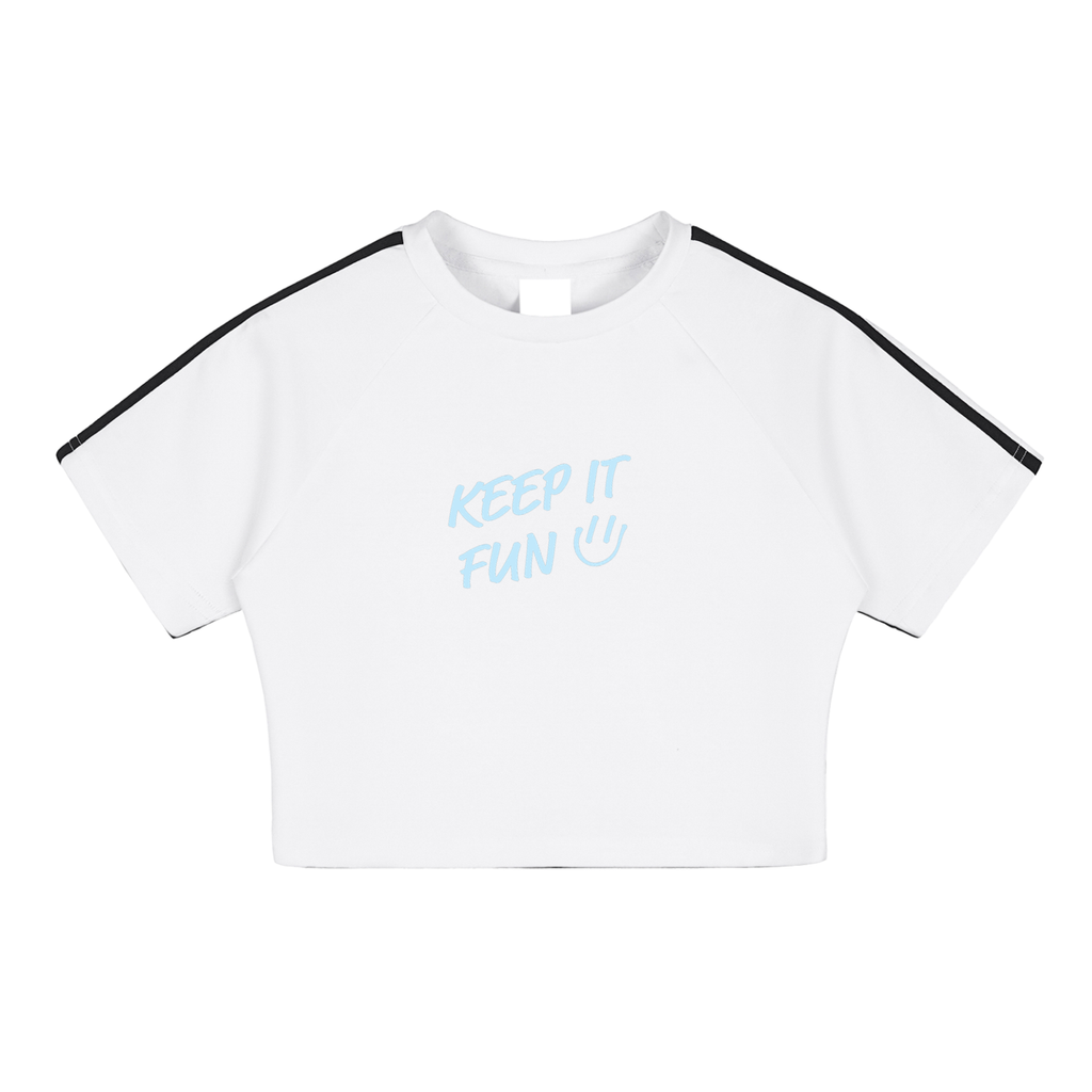 Taped Cooling Performance Crop Top