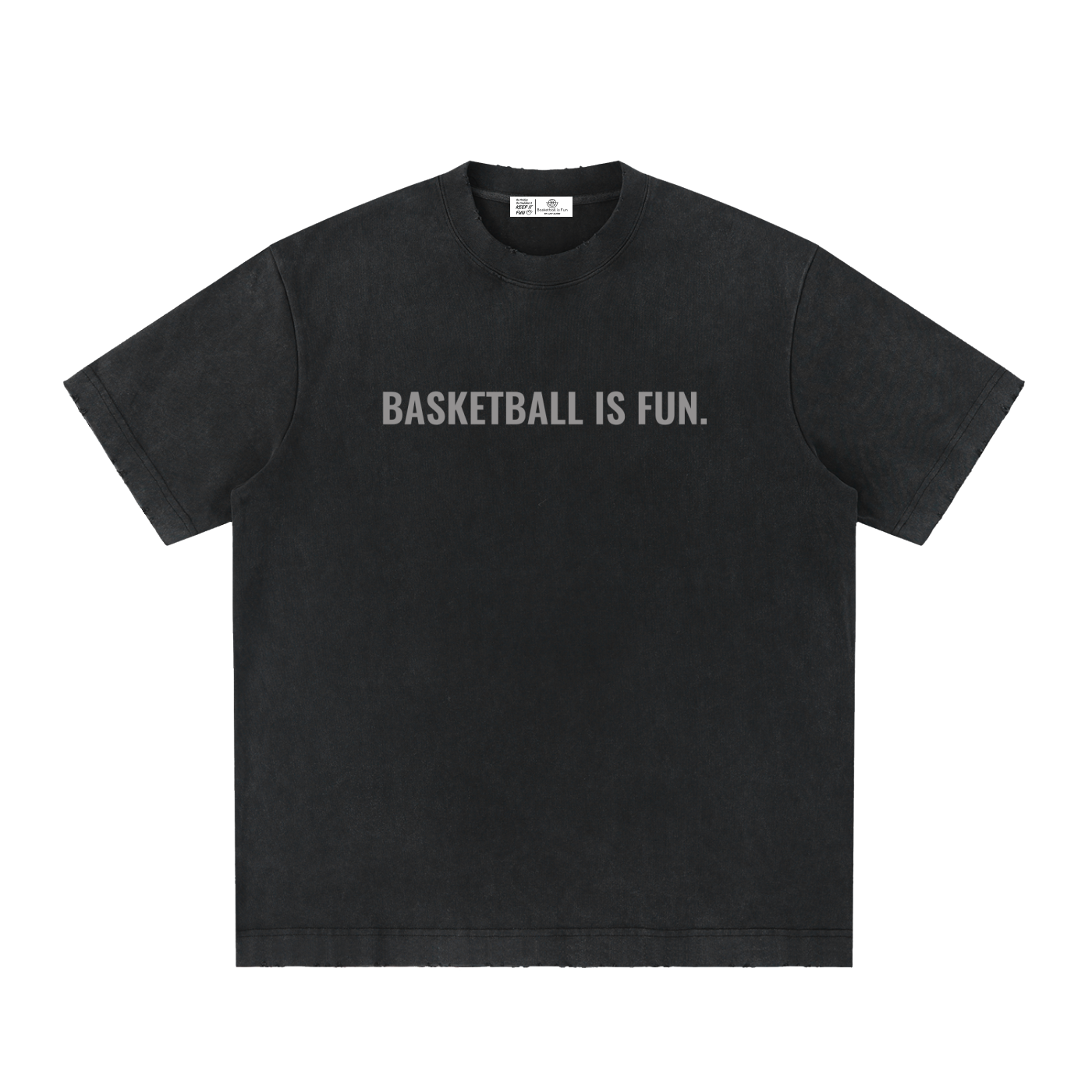 Heavyweight Vintage Washed Frayed T-Shirt