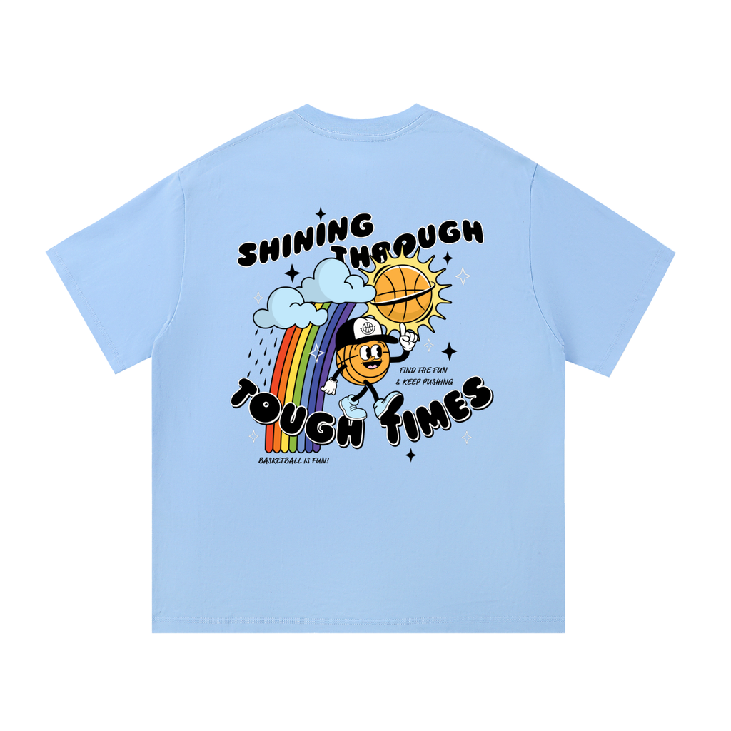 SHINING THROUGH THE TOUGH TIMES Essential Cotton T-Shirt