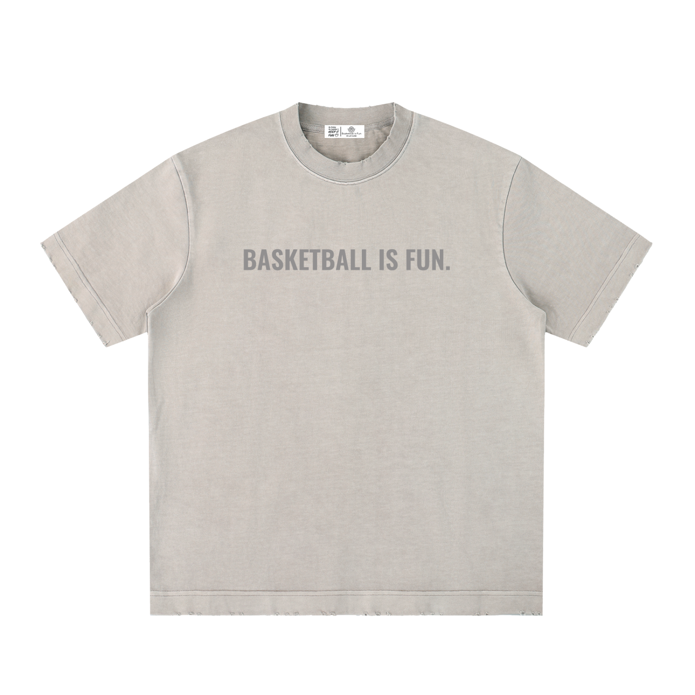 Heavyweight Vintage Washed Frayed T-Shirt